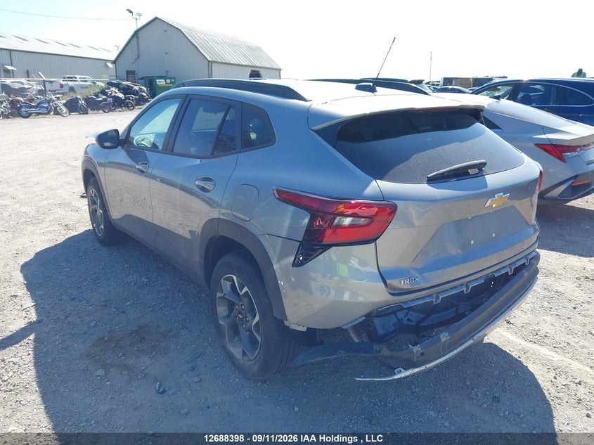 Vin: kl77lhe22sc257223, lot: 3093042, chevrolet trax 20253