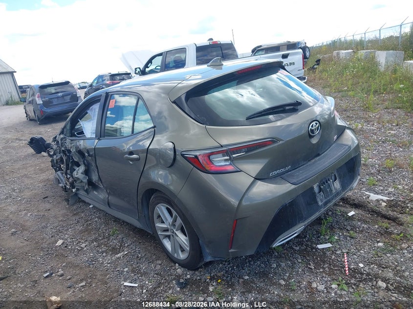 Vin: jtnk4rbe0k3063994, lot: 3093078, toyota corolla 20193