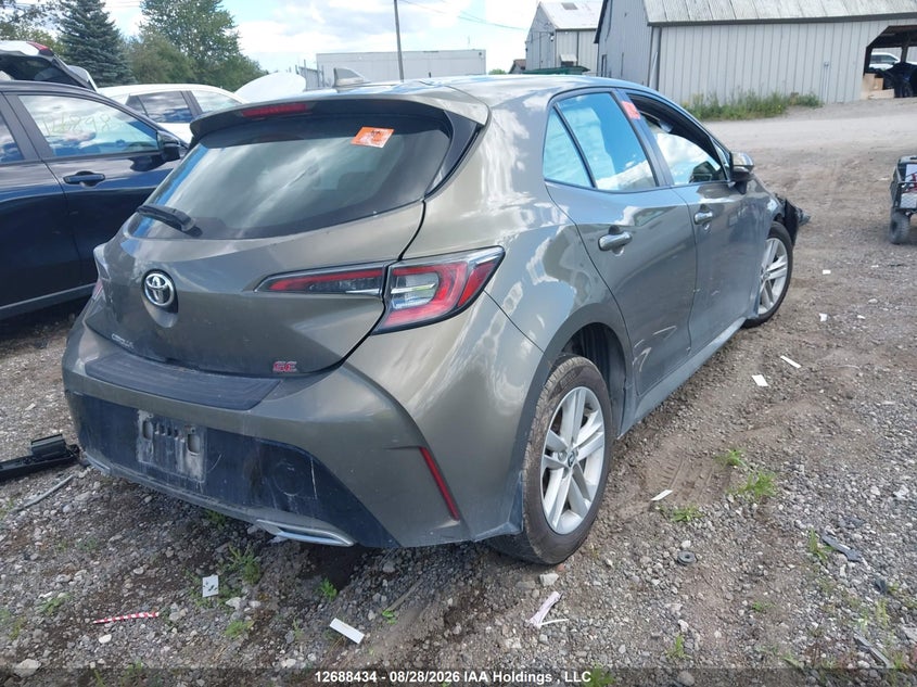 Vin: jtnk4rbe0k3063994, lot: 3093078, toyota corolla 20194