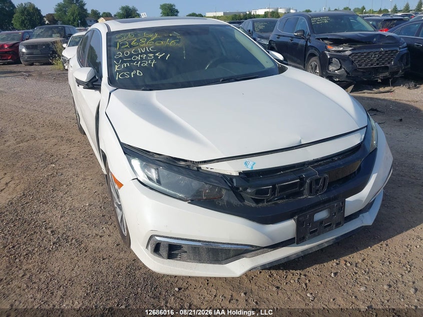 Vin: 2hgfc2f75lh019341, lot: 3093130, honda civic ex 2020 img_1