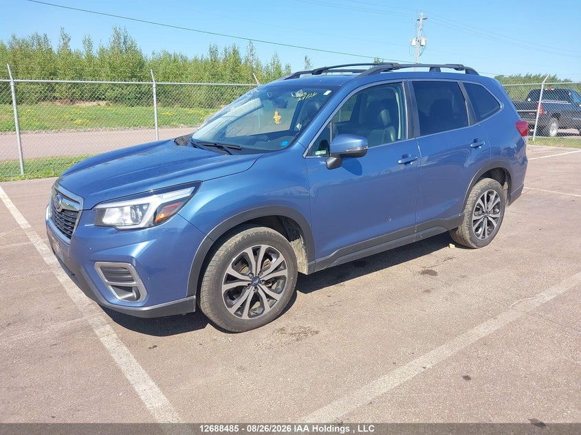 2019 Subaru Forester, Правый бок, IAAI, VIN JF2SKEUC3KH464118 — фото 2