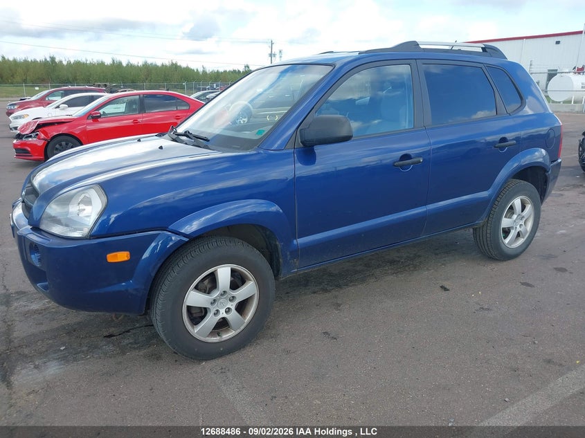 2008 Hyundai Tucson Gls, Удар спереди, IAAI, VIN KM8JM12BX8U750860 — фото 2