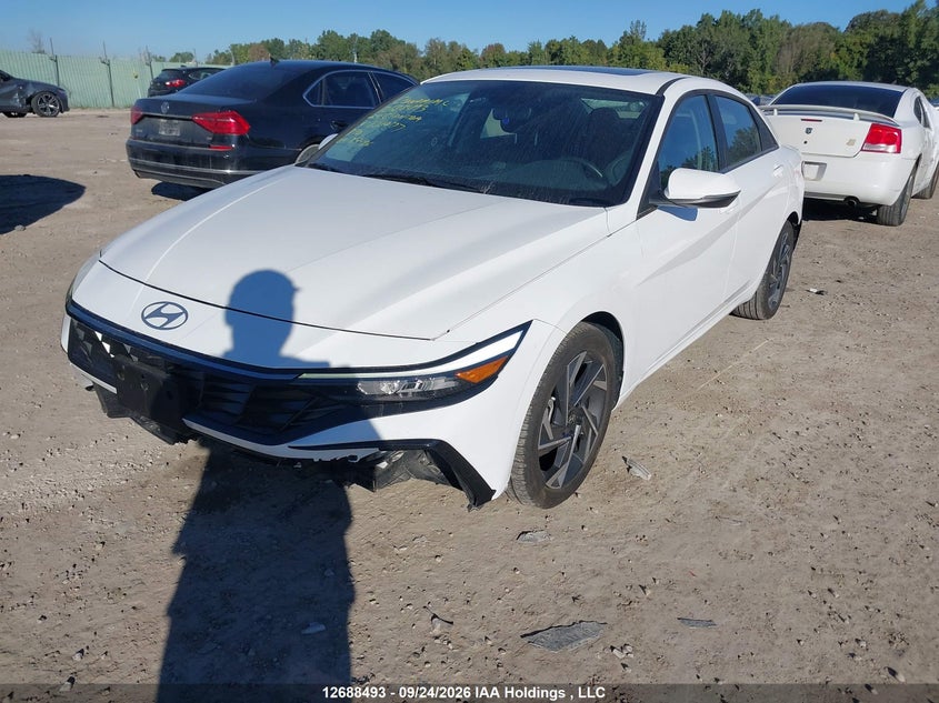Vin: kmhln4dj1ru101977, lot: 3093140, hyundai elantra hybrid luxury 20242