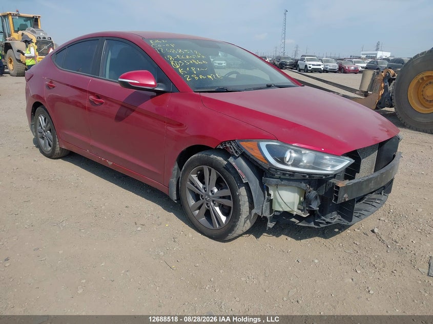 Vin: kmhd84lf6ju537866, lot: 3093167, hyundai elantra gl 2018 img_1