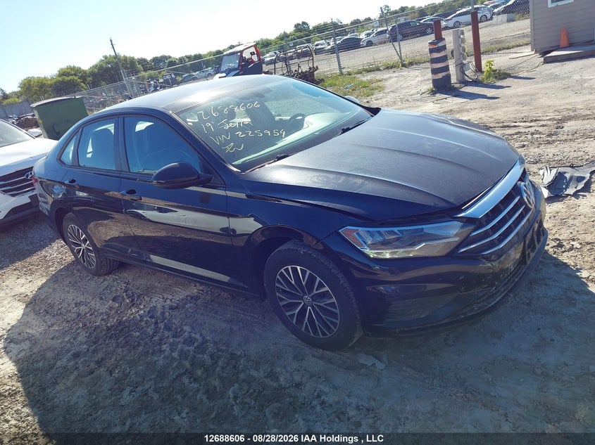 2019 Volkswagen Jetta Sel, Удар спереду, IAAI, VIN 3VWE57BU2KM225954