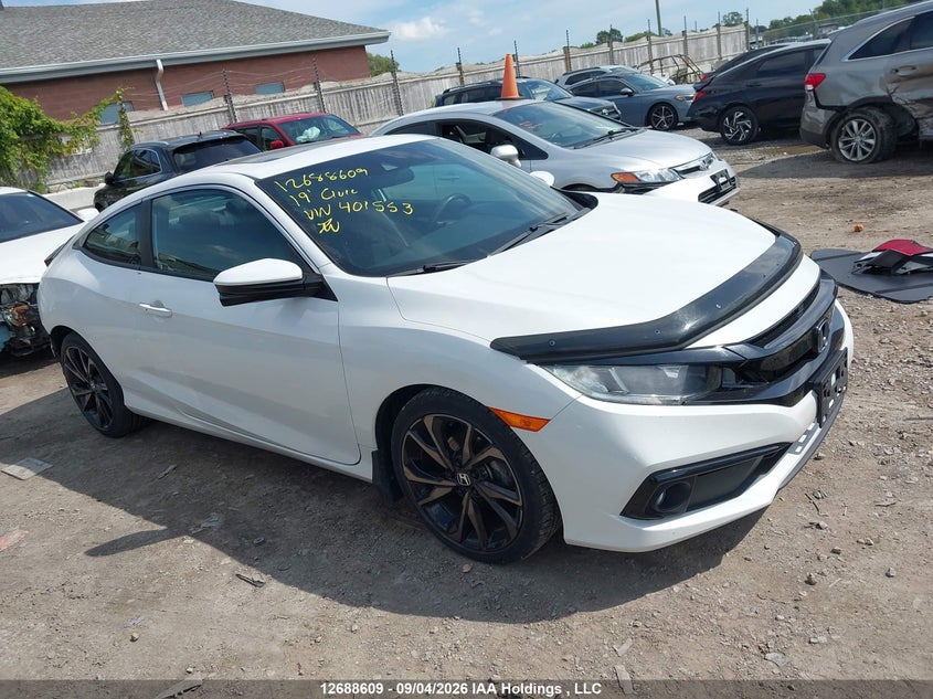 Vin: 2hgfc4b81kh401553, lot: 3093271, honda civic sport 2019 img_1