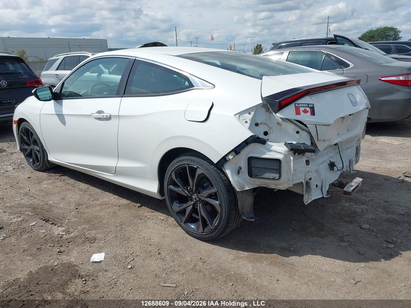 Vin: 2hgfc4b81kh401553, lot: 3093271, honda civic sport 20193