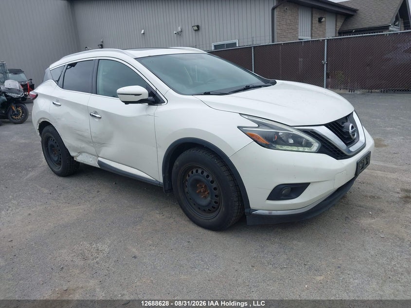 2018 Nissan Murano Midnight Edition/Platinum/Sl/Sv, Right Side, IAAI, VIN 5N1AZ2MH3JN158032