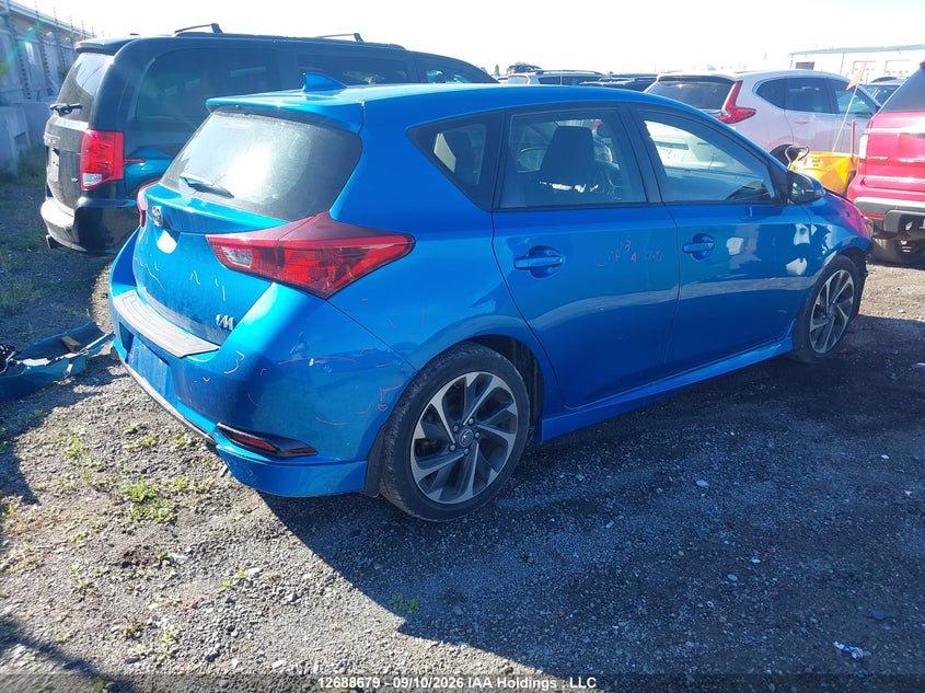 Vin: jtnkarje5jj574928, lot: 3093346, toyota corolla im 20184