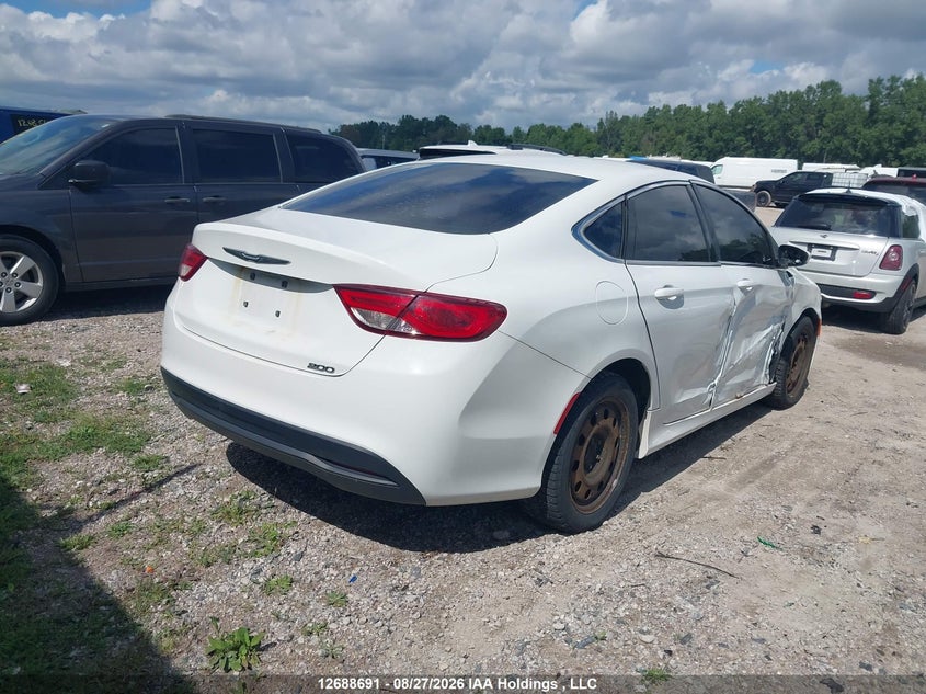 Vin: 1c3cccfb0fn613976, lot: 3093358, chrysler 200 lx 20154