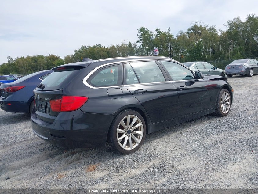 Vin: wba3k5c51ef776098, lot: 3093361, bmw 328d xdrive touring 20144