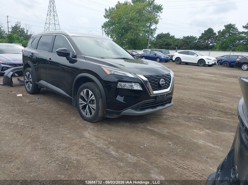 2023 Nissan Rogue Sv Midnight Edition/Sv Moonroof, Удар сзади, IAAI, VIN JN8BT3BB6PW197199