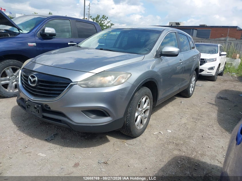 2013 Mazda CX-9, Hail, IAAI, VIN JM3TB2CA2D0423800 — photo 2