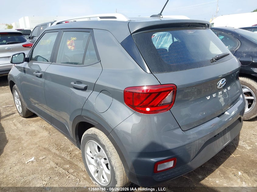 Vin: kmhrc8a3xsu388805, lot: 3093465, hyundai venue sel/limited 20253