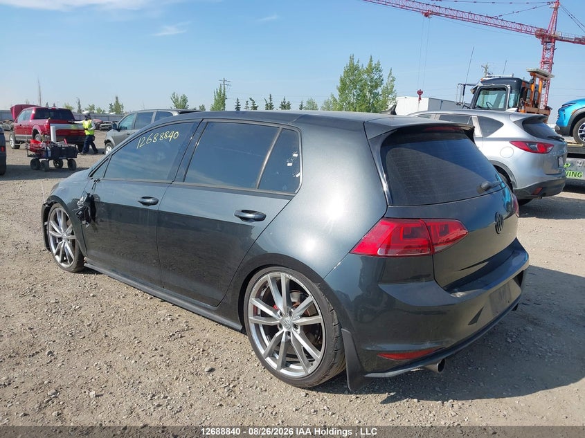 Vin: 3vw4t7au3fm005831, lot: 3093508, volkswagen golf gti 5-door autobahn 20153