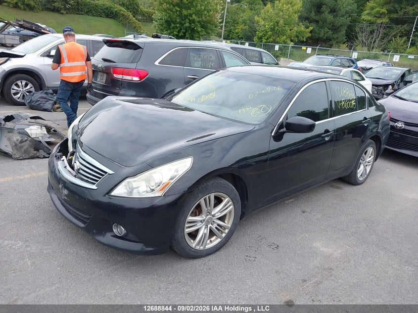 2012 Infiniti G, Удар спереду, IAAI, VIN JN1DV6AR8CM860098 — фото 2