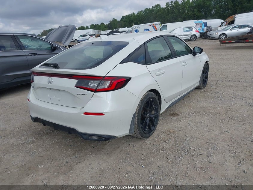 Vin: 19xfl2h80se400111, lot: 3093589, honda civic sport 20254