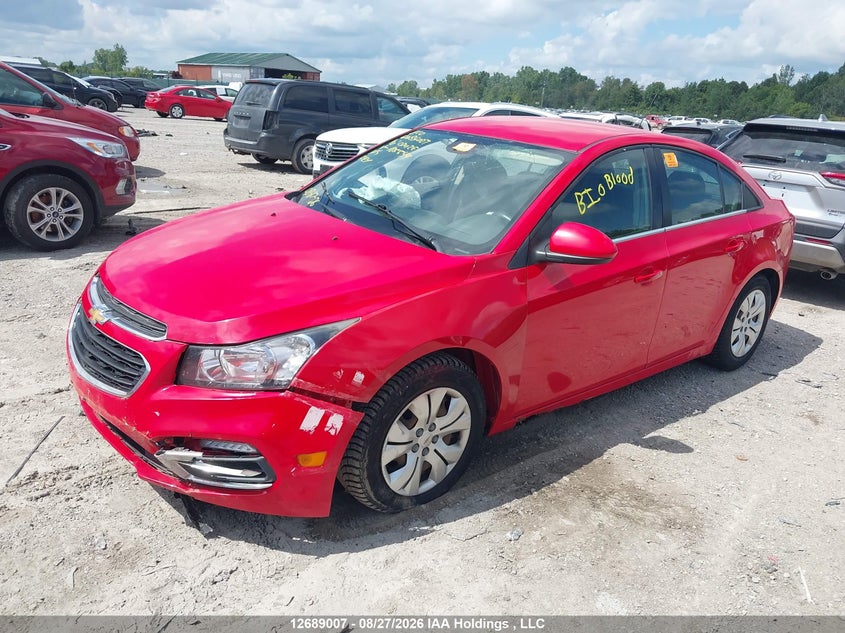 Vin: 1g1pe5sb7g7105544, lot: 3093687, chevrolet cruze limited 1lt 20162