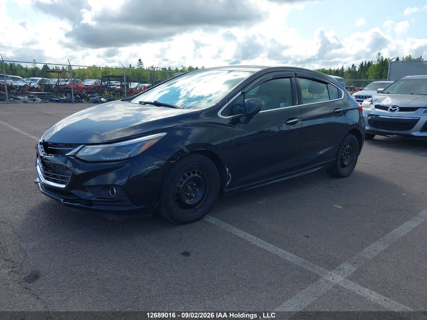 2018 Chevrolet Cruze, Удар спереду, IAAI, VIN 3G1BF6SM8JS619443 — фото 2