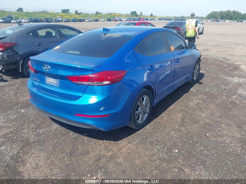 Vin: kmhd84lf6hu188458, lot: 3093697, hyundai elantra gl 20174