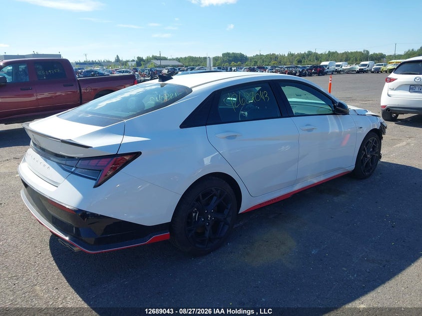 Vin: kmhlr4df7tu129824, lot: 3093723, hyundai elantra n line ultimate 20264