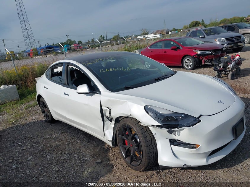 Vin: 5yj3e1ecxmf097982, lot: 3093748, tesla model 3 performance 2021 img_1