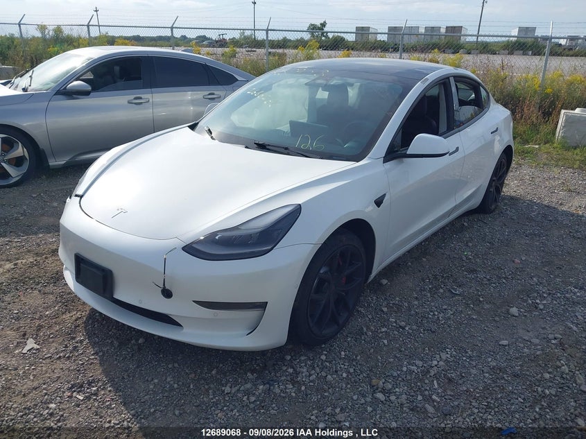 Vin: 5yj3e1ecxmf097982, lot: 3093748, tesla model 3 performance 20212
