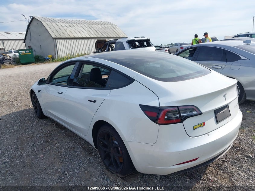 Vin: 5yj3e1ecxmf097982, lot: 3093748, tesla model 3 performance 20213