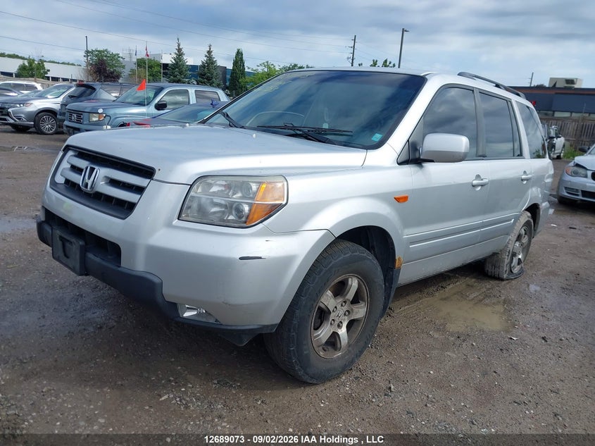 2008 Honda Pilot, Лівий бік, IAAI, VIN 5FNYF18638B502353 — фото 2