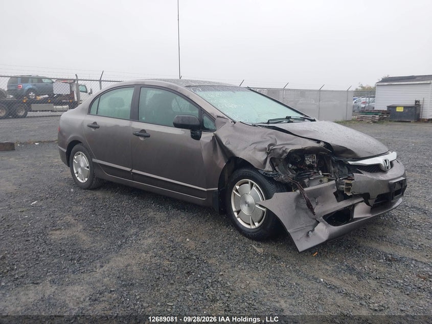 2010 Honda Civic Dx-G, Front, IAAI, VIN 2HGFA1F42AH026542