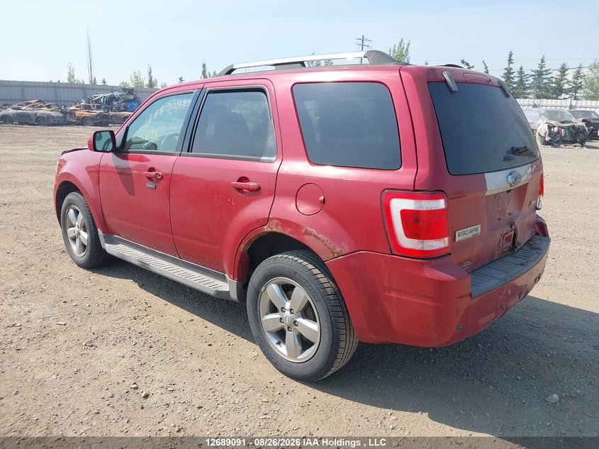 Vin: 1fmcu9eg9bkb07272, lot: 3093771, ford escape limited 20113