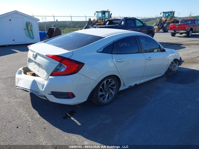 Vin: 2hgfc2f71lh006165, lot: 3093782, honda civic ex 4dr 20204