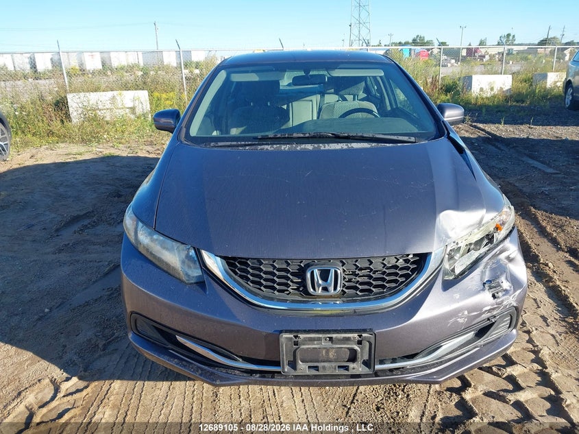 2015 HONDA CIVIC SEDAN 1.8L I-4 VVT, 143HP