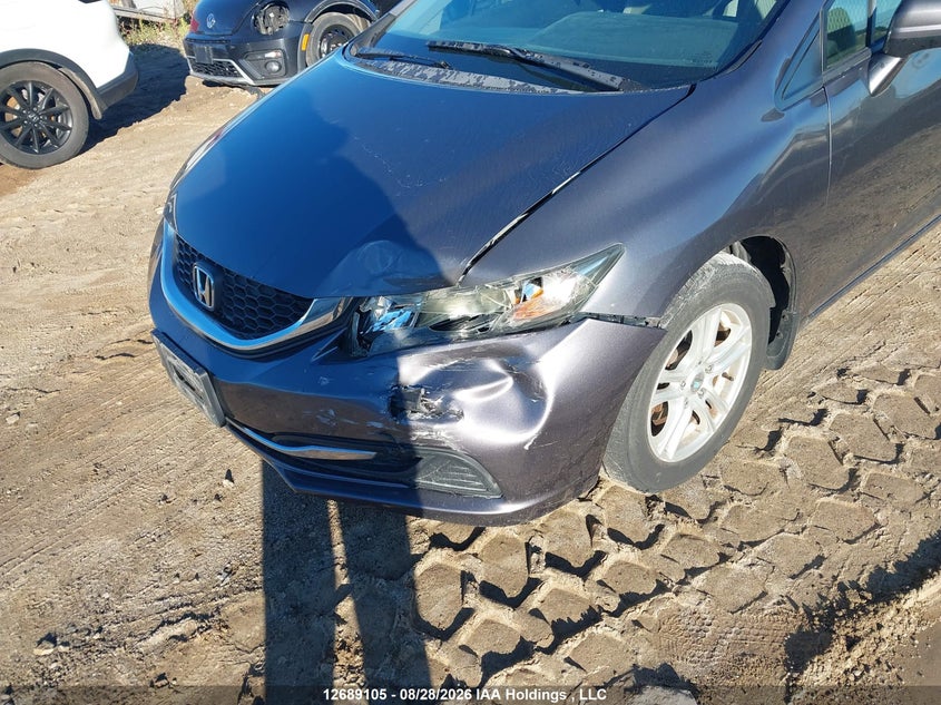 2015 HONDA CIVIC SEDAN 1.8L I-4 VVT, 143HP
