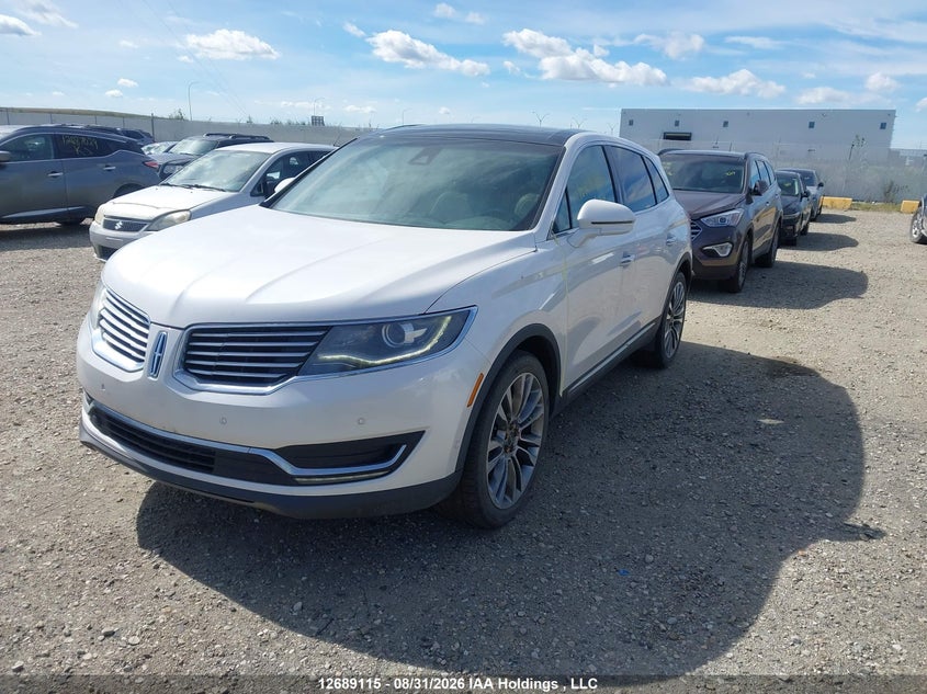 Vin: 2lmtj8lp5gbl89227, lot: 3093795, lincoln mkx reserve 20162