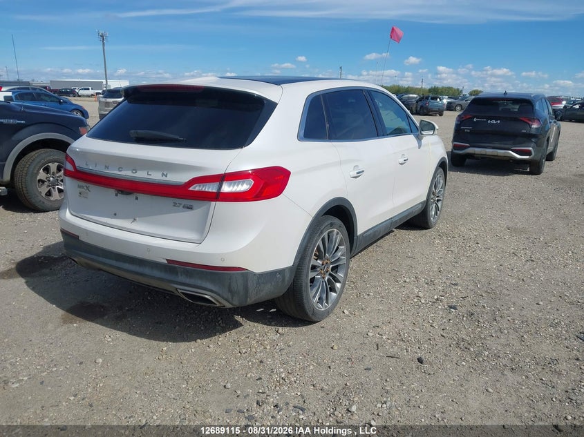 Vin: 2lmtj8lp5gbl89227, lot: 3093795, lincoln mkx reserve 20164