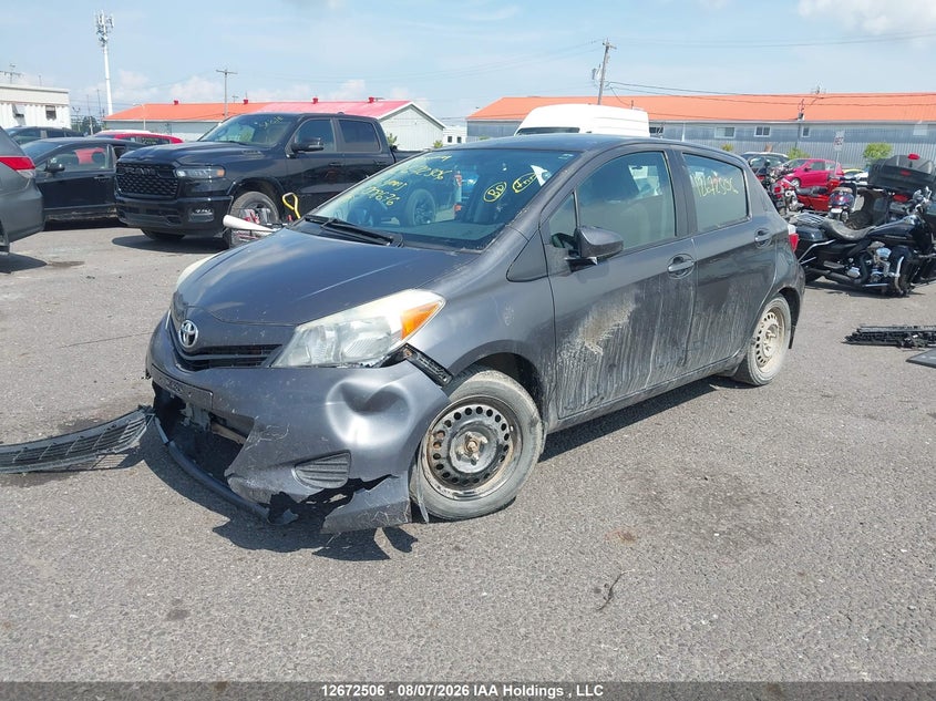 2014 Toyota Yaris Le, Удар спереди, IAAI, VIN VNKKTUD31EA008676 — фото 2
