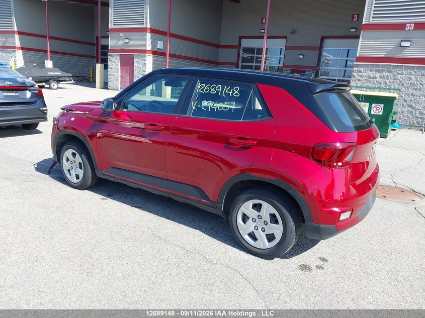 Vin: kmhrb8a32ru294057, lot: 3093839, hyundai venue se 20243