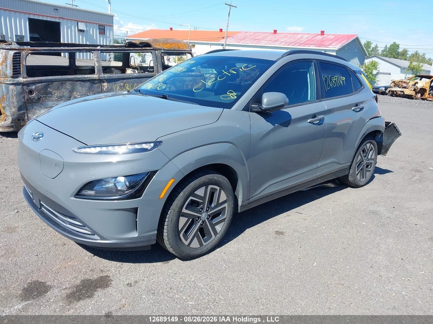 2022 Hyundai Kona Sel, Силовая структура, IAAI, VIN KM8K23AG3NU137560 — фото 2