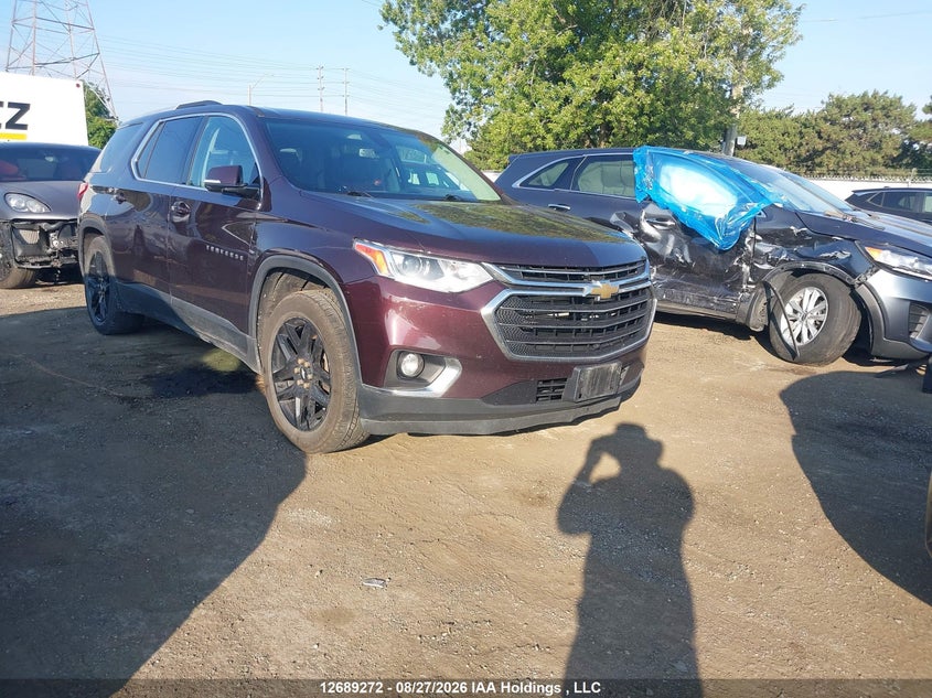 2018 Chevrolet Traverse 3Lt, Левый бок, IAAI, VIN 1GNEVHKW6JJ202867