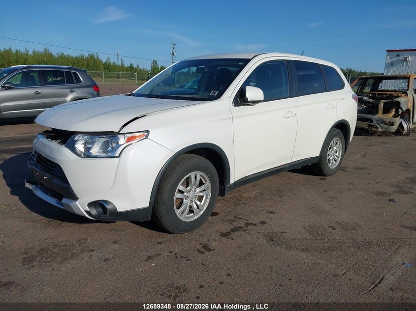 2015 Mitsubishi Outlander, Удар спереди, IAAI, VIN JA4AD2A38FZ601295 — фото 2