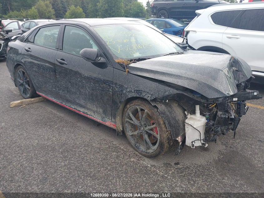 2025 Hyundai Elantra N, Удар спереди, IAAI, VIN KMHLW4DK2SU028968