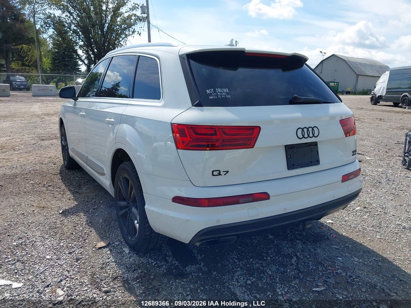 Vin: wa1waaf71hd050020, lot: 3094062, audi q7 20173