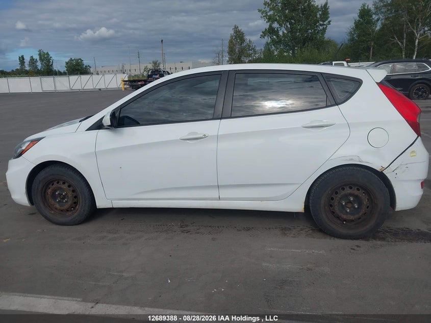 2014 HYUNDAI ACCENT HATCHBACK 1.6L I-4 DI, DOHC, VVT, REGULAR , 138HP