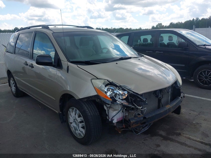 2009 Toyota Sienna Ce, Front, IAAI, VIN 5TDZK29CX9S228916