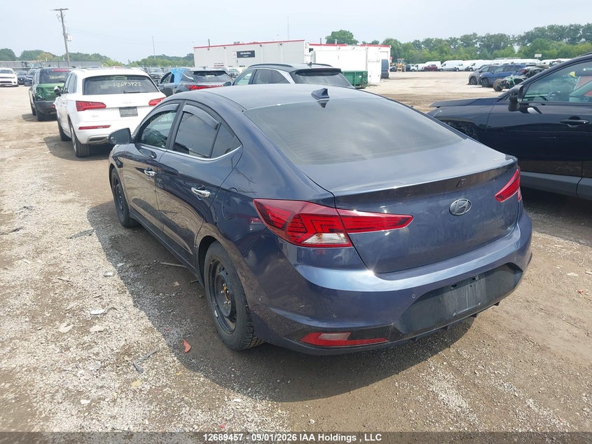 Vin: kmhd84lfxlu087237, lot: 3094167, hyundai elantra sel/value/limited 20203