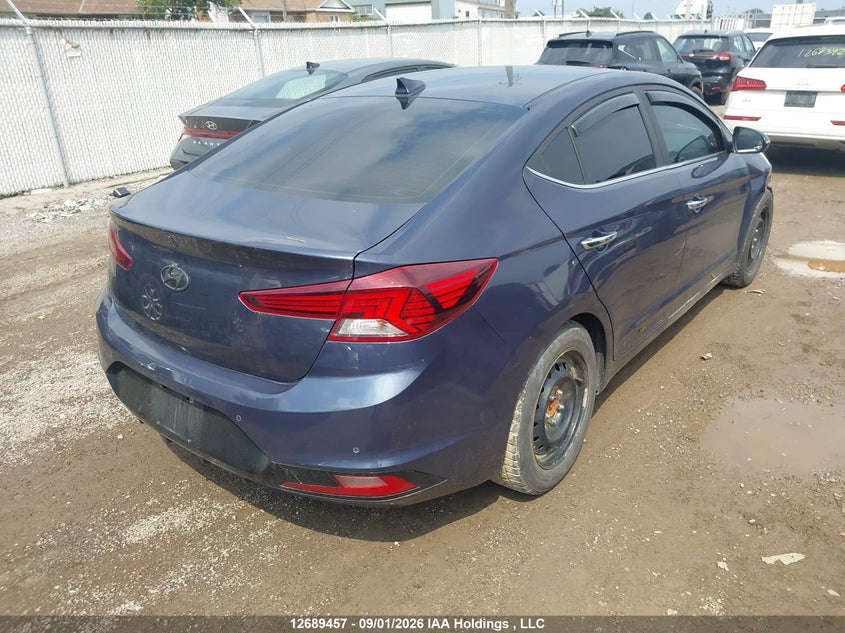 Vin: kmhd84lfxlu087237, lot: 3094167, hyundai elantra sel/value/limited 20204