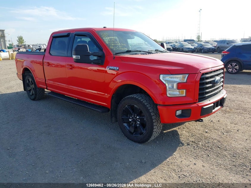 2016 Ford F150 Supercrew, Удар спереду, IAAI, VIN 1FTFW1EF1GFC51127