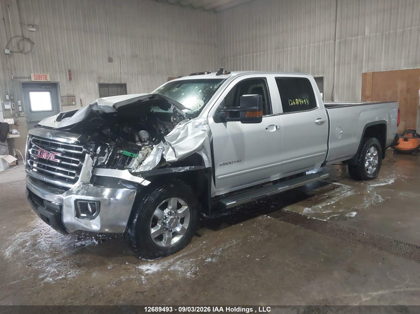2019 GMC Sierra, Удар спереди, IAAI, VIN 1GT12PEY4KF100995 — фото 2