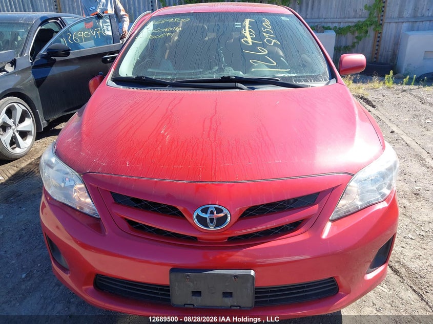 2012 TOYOTA COROLLA SEDAN 1.8L I4 FI DOHC 16V NF4